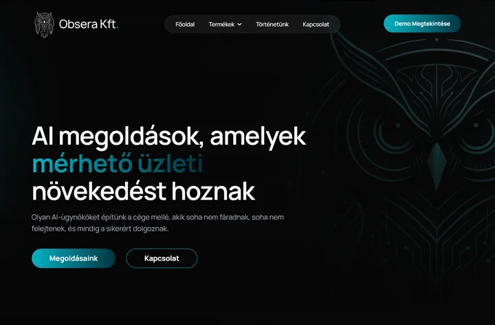 Obsera.hu - weboldal referencia